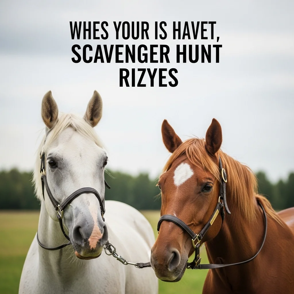 🐴 Easy Horse Scavenger Hunt Riddles for Beginners