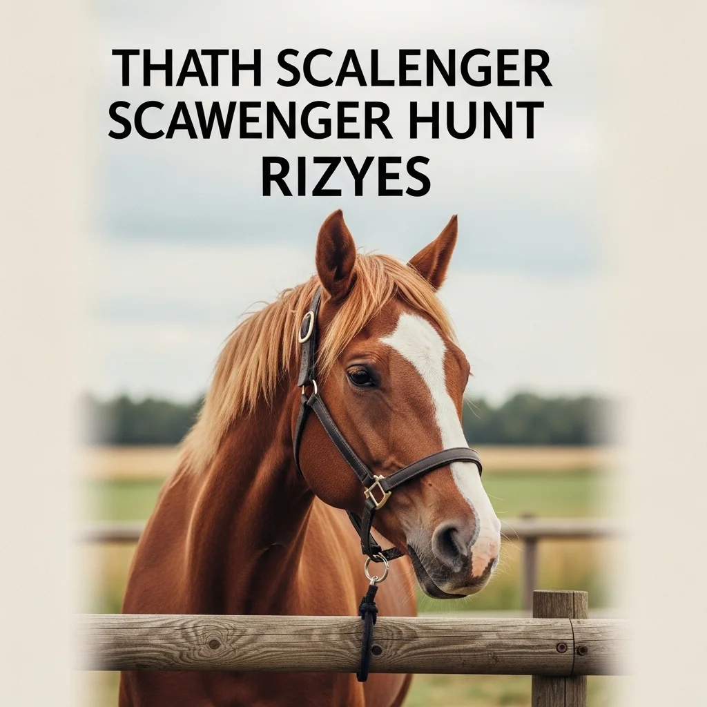 👧 Pony Party Scavenger Hunt Riddles for Kids
