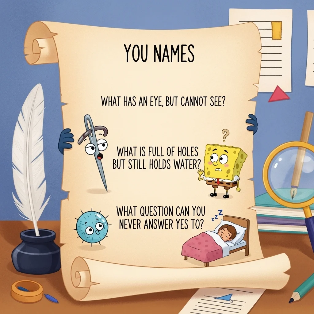 👶 Cute Baby Names Riddles