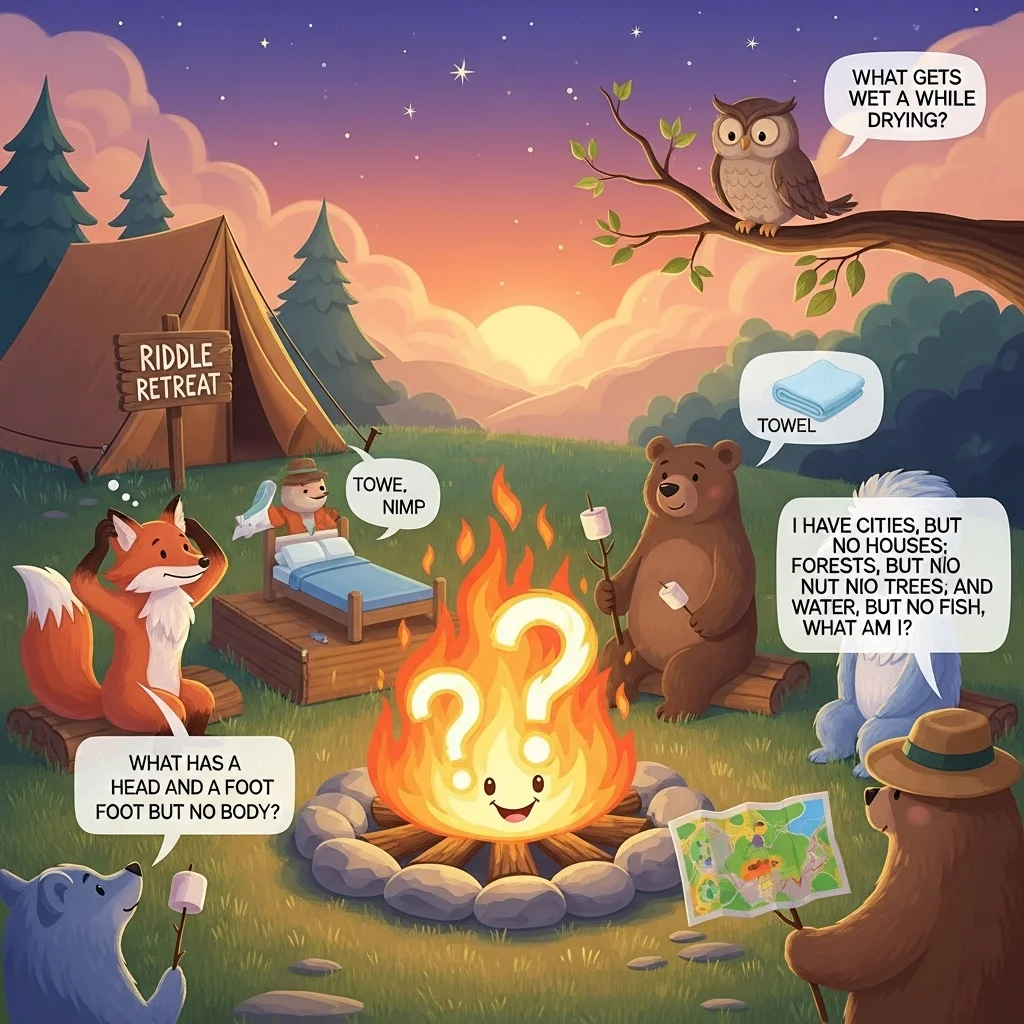 🔥 Campfire Camping Riddles for Cozy Nights