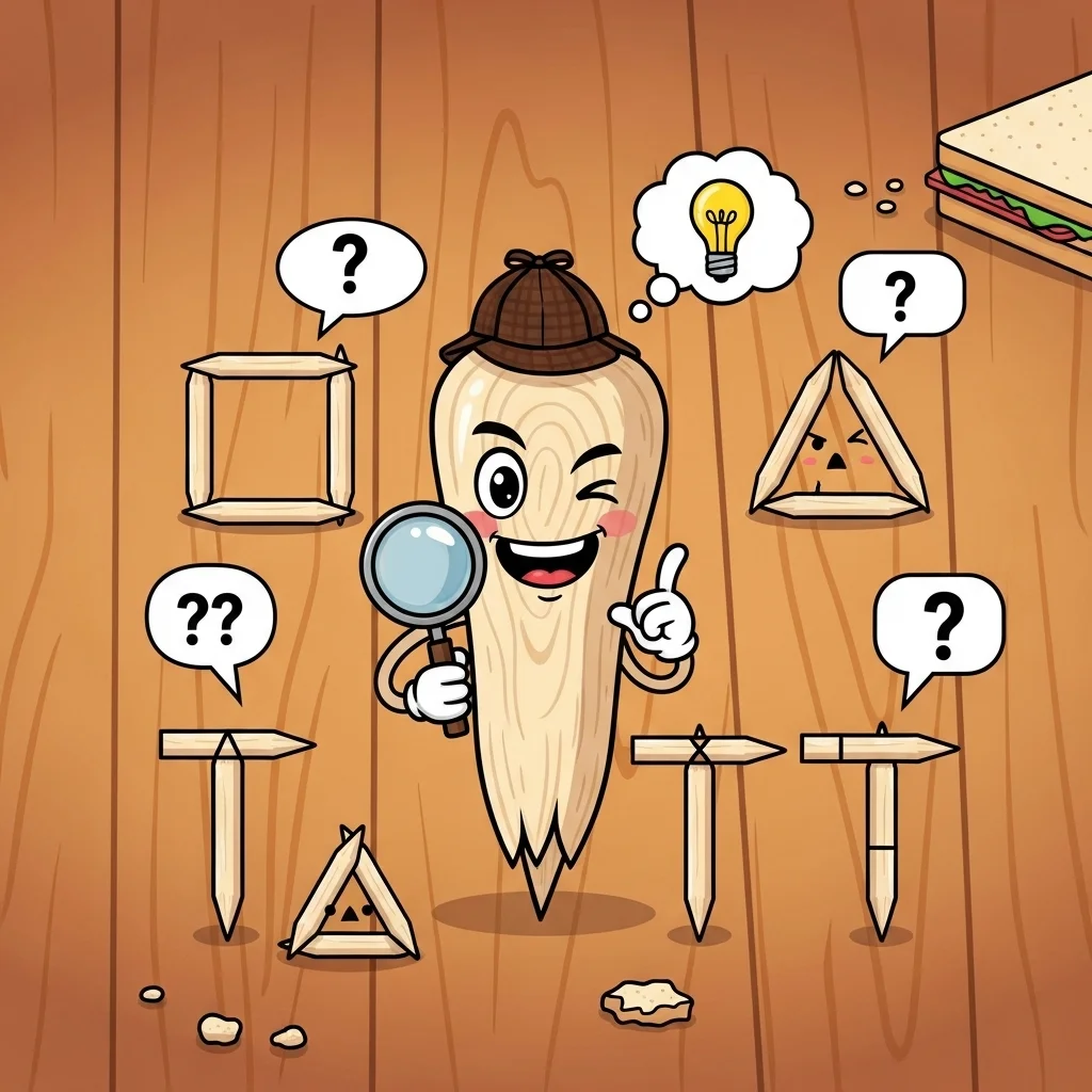 🔥 Easy Toothpick Riddles for Kids