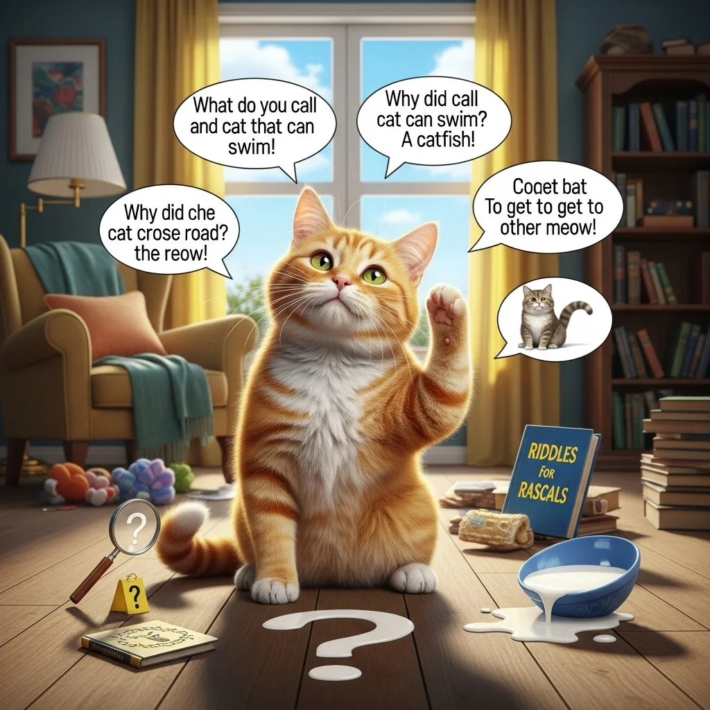 😼 Cat Attitude & Sass Riddles