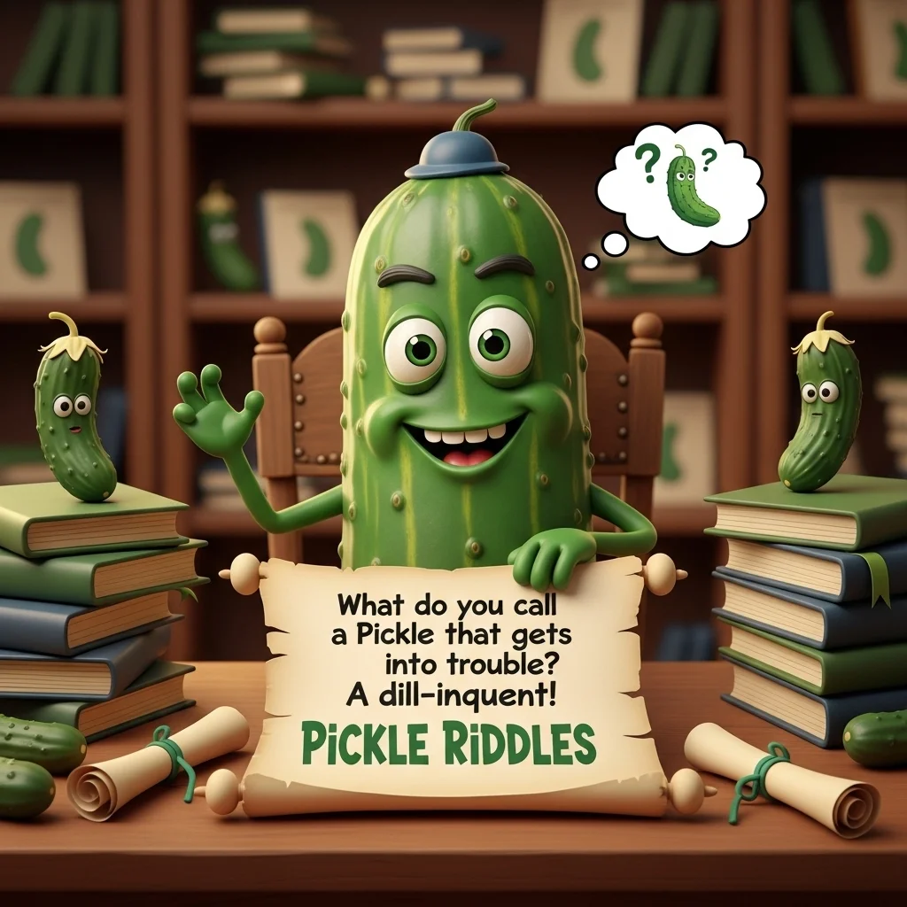 🥒 Crunchy Pickle Starter Riddles