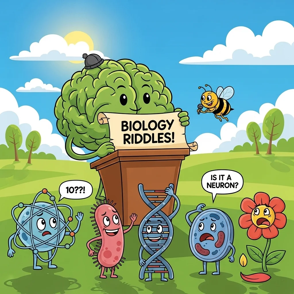 🧒 Easy Biology Riddles for Kids