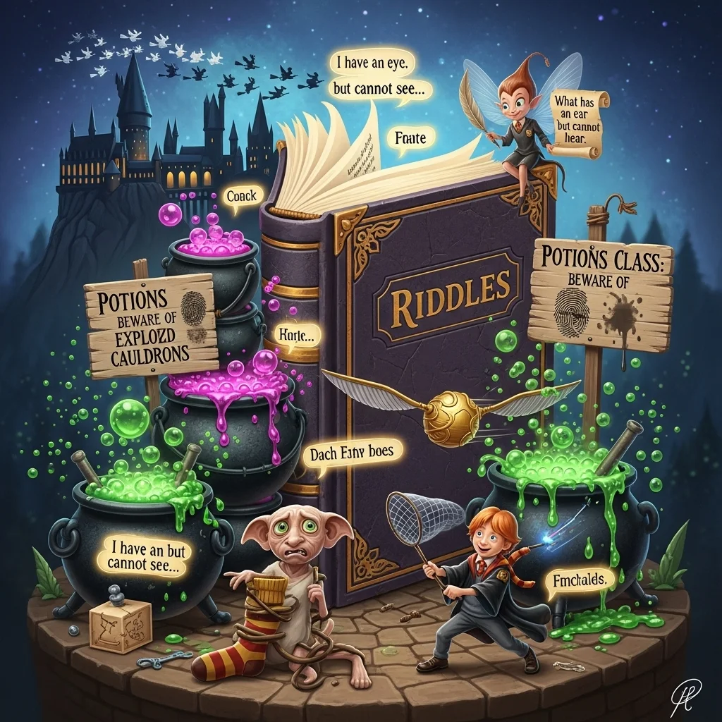 🧙 Hogwarts Riddles Straight from the Castle